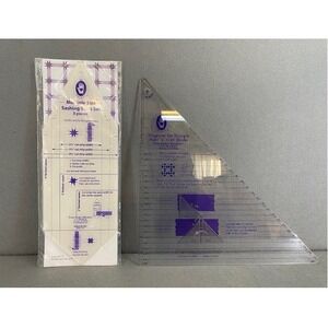 Marti Michell Sashing Stars Set 8114 & Diagonal Set Triangle Ruler 8968 Quilting